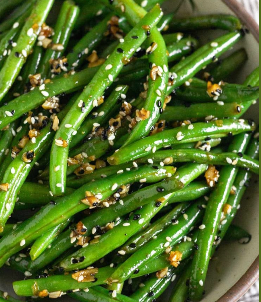 Sweet Sesame Green Beans