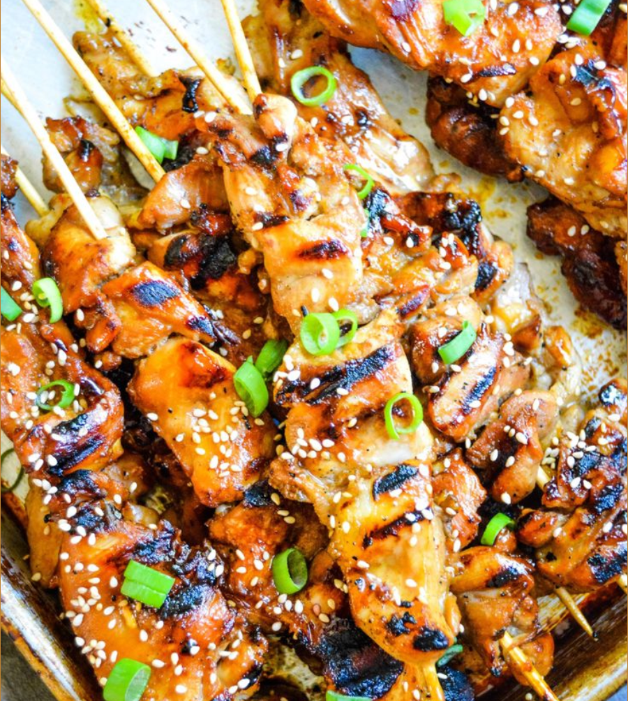Lemongrass Chicken Skewers