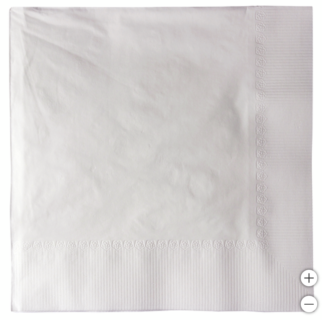 White Dinner Napkin
