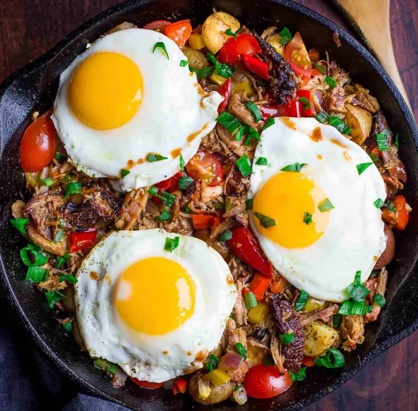 Pulled pork hash
