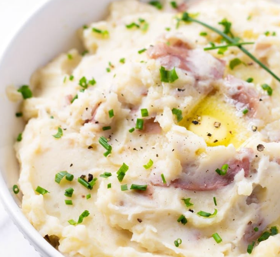 Red Skinned Garlic Mashed Potatoes