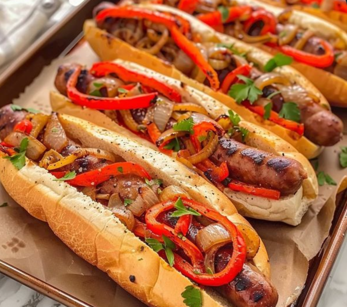 Polish sausage & peppers